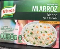 Mängden socker i Sazonador Mi Arroz Blanco. Ajo & cebolla