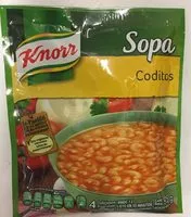 Mängden socker i Sopa coditos