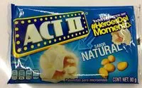 Mängden socker i Act II sabor Natural