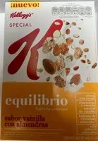 Mängden socker i Cereal Special K Equilibrio sabor vainilla con almendra