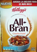 Mängden socker i All Bran Cosecha Frutal