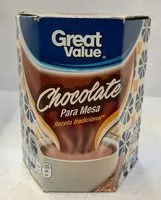 Mängden socker i Chocolate para mesa