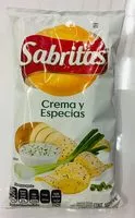 Mängden socker i Sabritas Crema y Especias