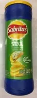 Mängden socker i Sabritas Stax Crema y cebolla