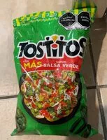 Mängden socker i Botana Tostitos sabor salsa verde