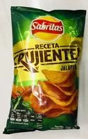 Mängden socker i Sabritas receta crujiente sabor jalapeño