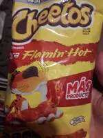 Mängden socker i Botana Sabritas Cheetos Xtra Flamin´Hot sabor chile y limón