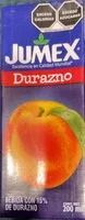 Mängden socker i Bebida Jumex con durazno