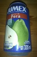 Mängden socker i Néctar de pera