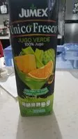 Mängden socker i Unico fresco jugo verde