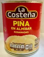 Mängden socker i PIÑA EN ALMÍBAR EN REBANADAS LA COSTEÑA