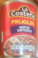 Mängden socker i Frijoles Bayos Enteros