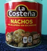 Mängden socker i Nachos La Costeña