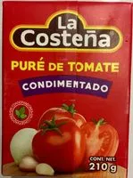Mängden socker i Puré de tomate