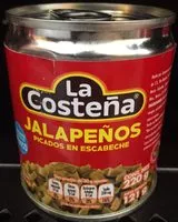 Mängden socker i Jalapeños en escabeche La Costeña