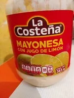 Mängden socker i Mayonesa La Costeña con jugo de limón