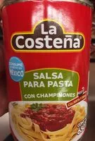 Mängden socker i SALSA PARA PASTA CON CHAMPIÑONES