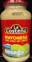 Mängden socker i Mayonesa con jugo de limón La Costeña