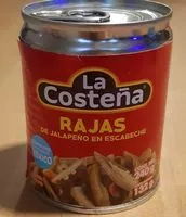 Mängden socker i Rajas de jalapeño en escabeche