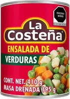 Mängden socker i Ensalada de verduras