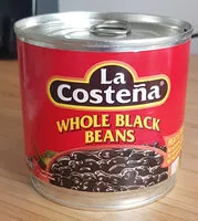 Mängden socker i Whole black beans