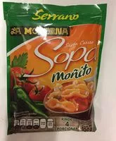 Mängden socker i Sopa moñitos  serrano