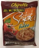 Mängden socker i Sopa de fideo chipotle