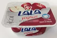 Mängden socker i Lala Yoghurt Manzana