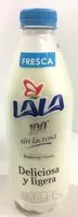 Mängden socker i Leche Lala sin lactosa reducida en grasa