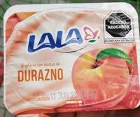 Mängden socker i yogurt con trozos de durazno