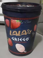 Mängden socker i Yogurt Griego Lala Frutos Rojos