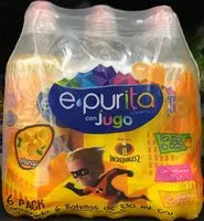 Mängden socker i Epurita essentials con jugo de Mango 6 pack