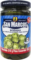 Mängden socker i Chiles jalapeños rodajas para nachos