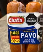 Mängden socker i Chorizo de pavo