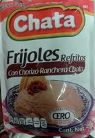 Mängden socker i Frijoles refritos con chorizo ranchero Chata