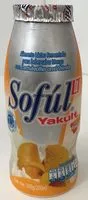 Mängden socker i Alimento lácteo Sofúl Yakult bebible sabor mango