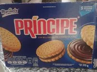 Mängden socker i Príncipe con relleno sabor a chocolate