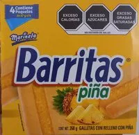 Mängden socker i Barritas piña