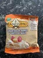 Mängden socker i galletas de arroz y grids de maíz