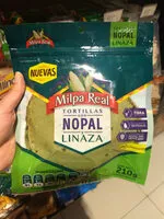 Mängden socker i tortillas de nopal y linaza