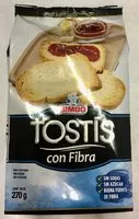 Mängden socker i TOSTIS CON FIBRA