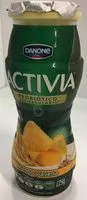 Mängden socker i Activia Mango y avena Danone