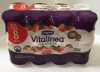 Mängden socker i Vitalinea sin azucar Fresa 8 pack