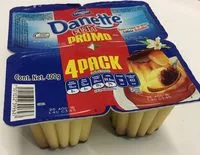 Mängden socker i Danette Flan 4 Pack Danone