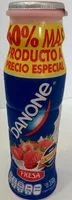 Mängden socker i Danone Fresa