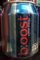 Mängden socker i B:oost active energy