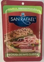 Mängden socker i Pechuga de pavo clásica San Rafael