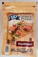 Mängden socker i Fud pechuga de pollo
