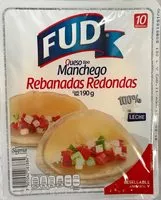 Mängden socker i Queso tipo manchego rebanadas redondas