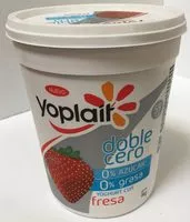 Mängden socker i Yoplait Doble Cero